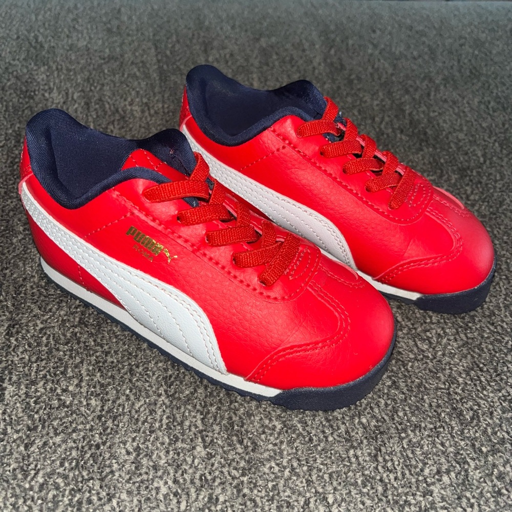 Gently Used Red/Blue Toddler PUMA SZ8